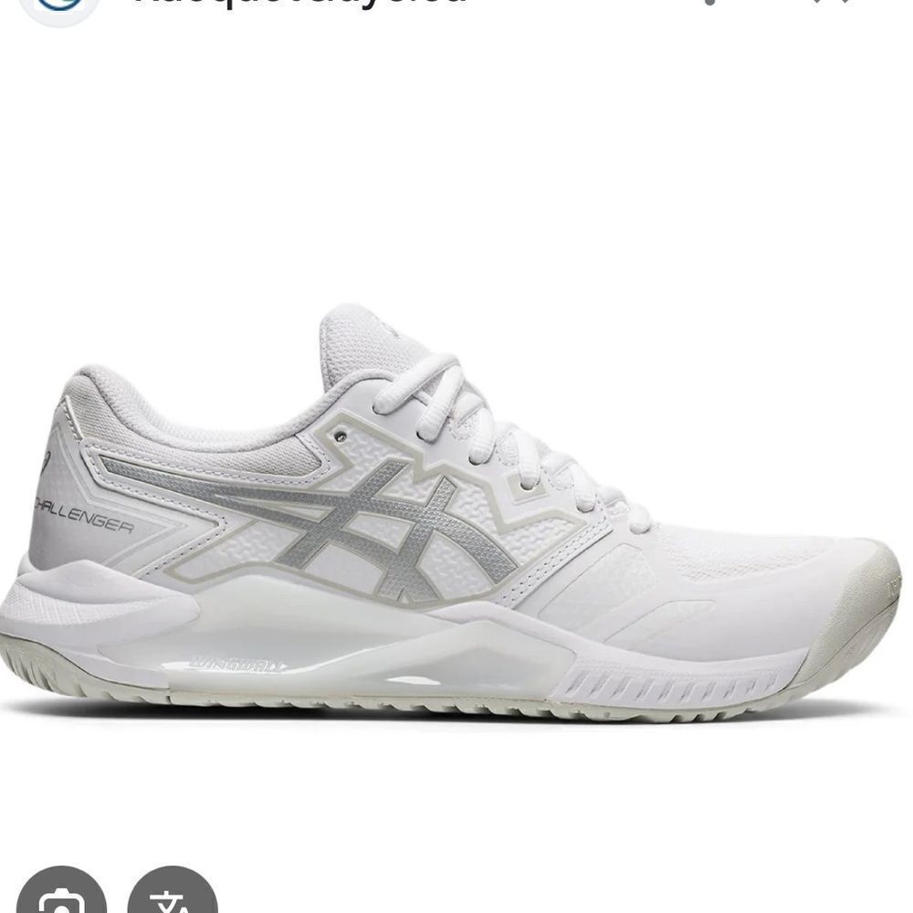 ASICS Gel Challenger 13 Women’s Tennis Shoes Size 11 White/pure Silver NWT